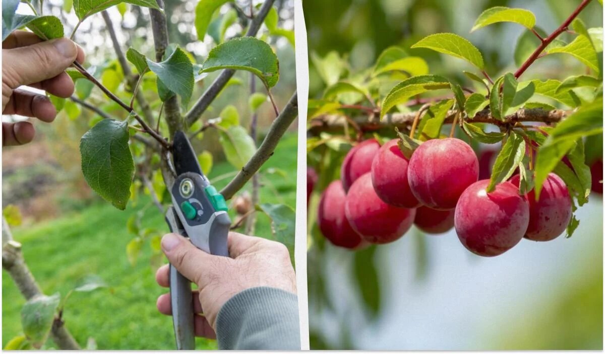 Как правильно обрезать сливу осенью для максимального урожая