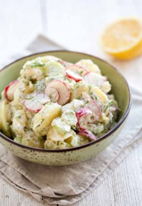 Весенний картофельный салат с редиской: просто и irresistibly вкусно