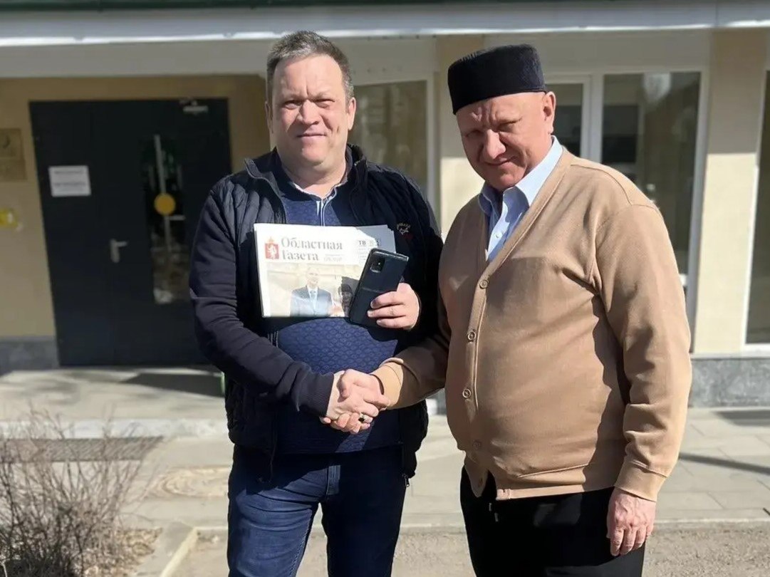 «Вы служите делу укрепления страны»: глава Духовного собрания мусульман России Альбир Крганов высоко оценил работу «Областной газеты»