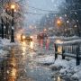Будьте осторожны! 9 апреля в отдельных районах области синоптики прогнозируют сильные осадки (дождь, мокрый снег, снег), налипание мокрого снега, гололед, на дорогах гололедица