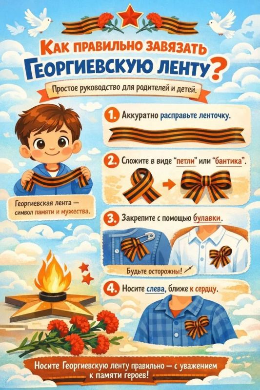 Как НЕ стоит носить георгиевскую ленту — и что за это может грозить