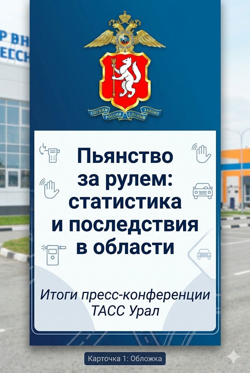 Статистика и основные тезисы пресс-конференции, прошедшей накануне в ТАСС Урал по профилактике нетрезвого вождения: