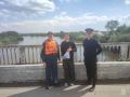 Огнеборцы обеспечивают безопасность на водных объектах