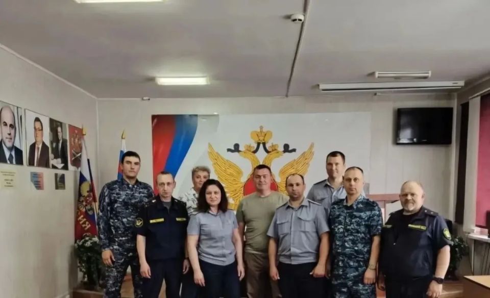 Участник СВО Виктор Мокрушин встретился с коллегами в ИК-53