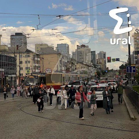 Беда с транспортом — в центре Екатеринбурга