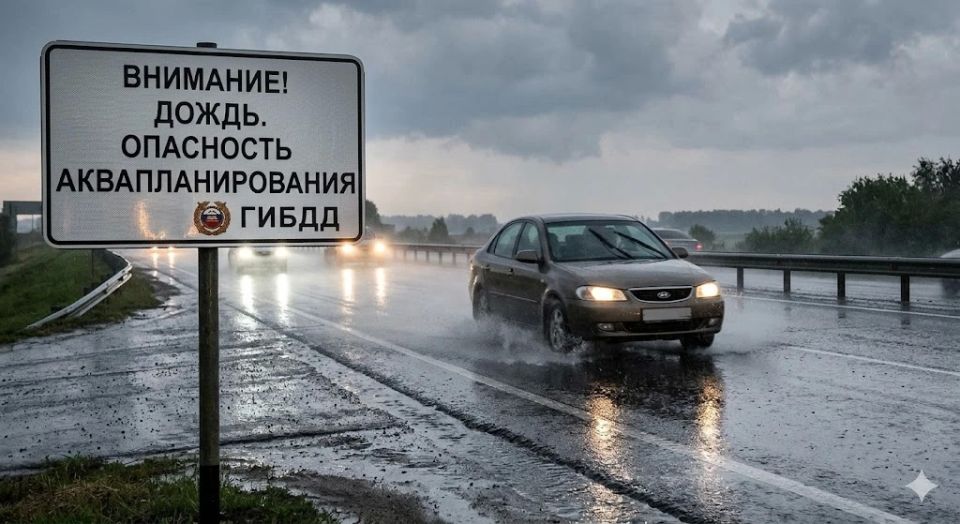 Аквапланирование: потеря управления на мокрой дороге