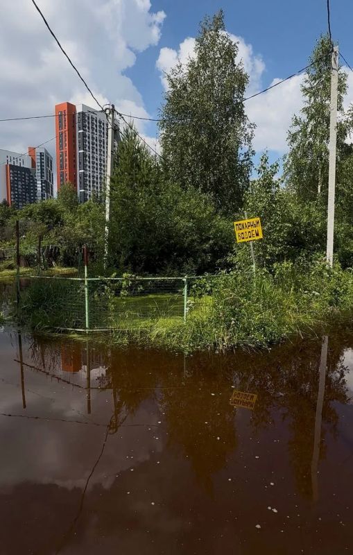 На ВИЗе под воду ушли восемь садовых товариществ На ВИЗе под воду ушли восемь садовых товариществ
