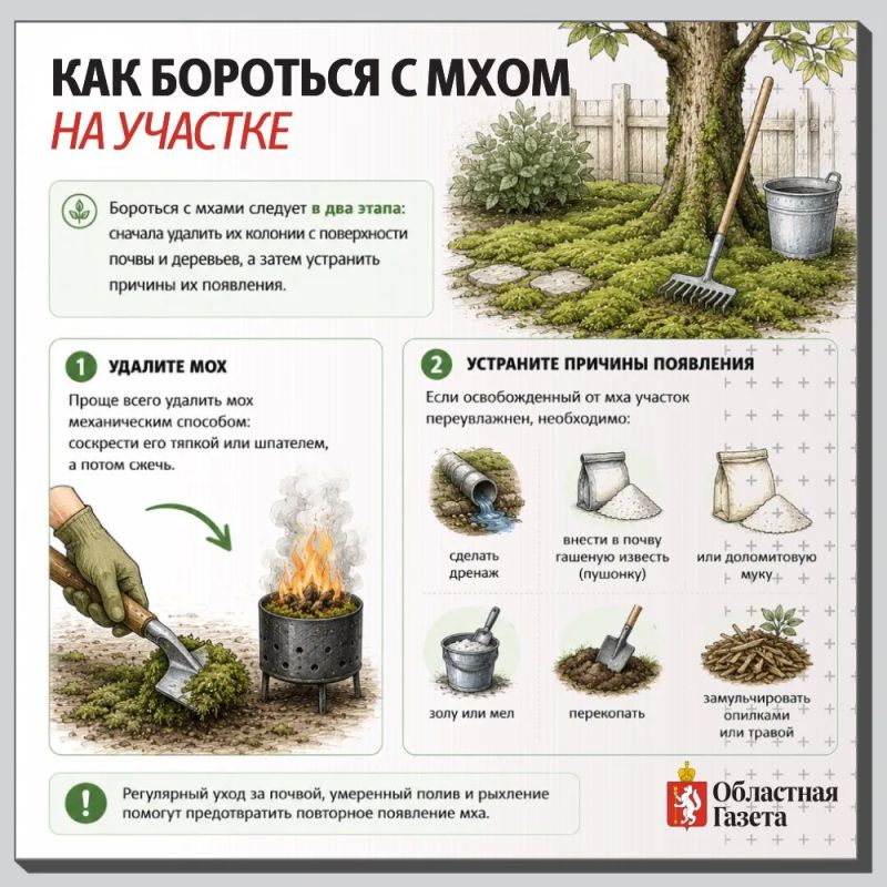 Почему на даче появился мох и нужно ли с ним бороться? Почему на даче появился мох и нужно ли с ним бороться?