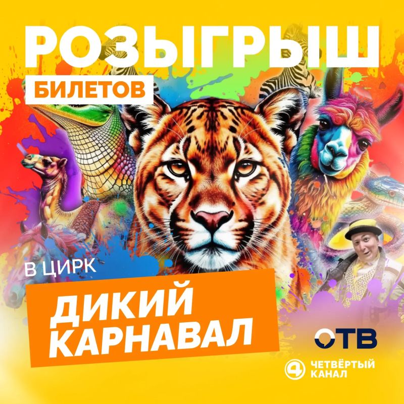 Хотите попасть на «Дикий Карнавал»? Дарим 4 билета на цирковое шоу!