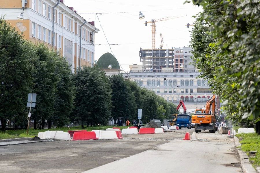 На улице Пушкина создадут прогулочную зону и упорядочат зону парковки