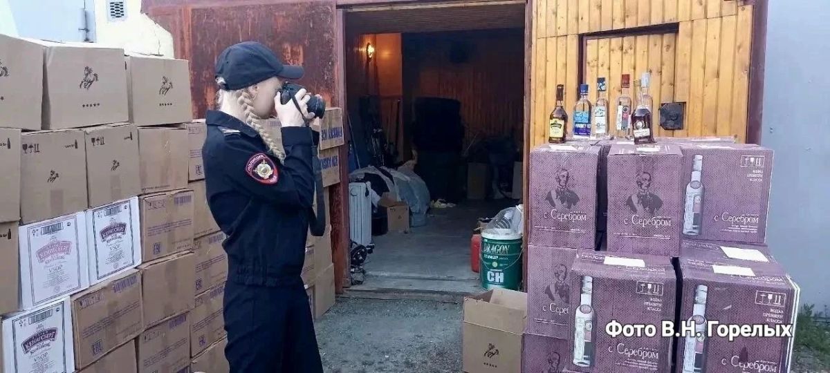 В Первоуральске накрыли крупную партию контрафактного алкоголя и сигарет