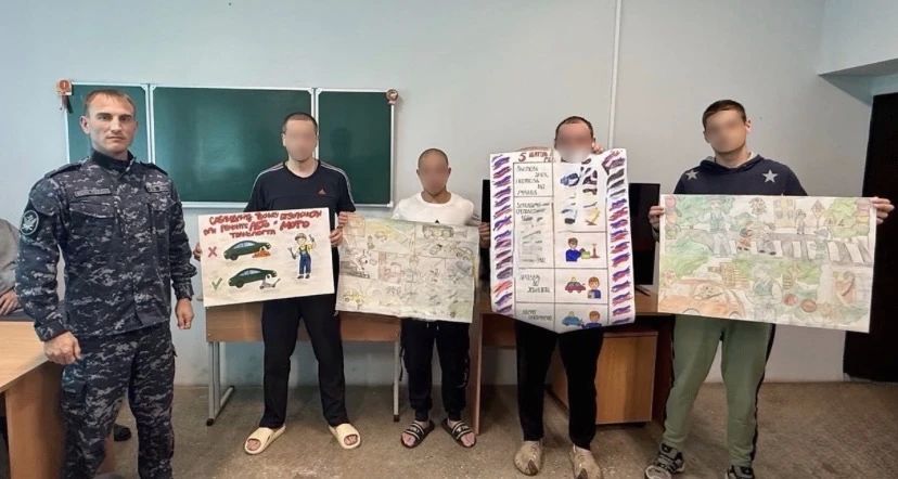 В УФИЦ при ИК-2 осуждённым напомнили о безопасности на дорогах В УФИЦ при ИК-2 осуждённым напомнили о безопасности на дорогах