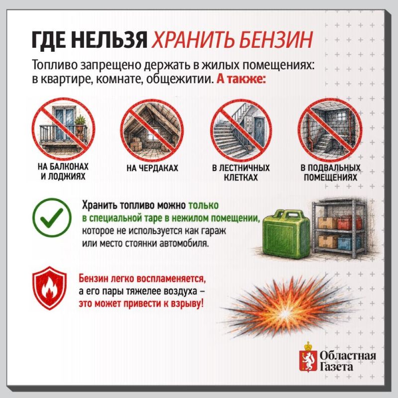 Можно ли хранить бензин дома, на балконе или в гараже: риски, штрафы Можно ли хранить бензин дома, на балконе или в гараже: риски, штрафы