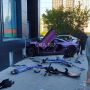 Сын уральского миллиардера влетел в стену магазина на фиолетовом Lamborghini в Екатеринбурге
