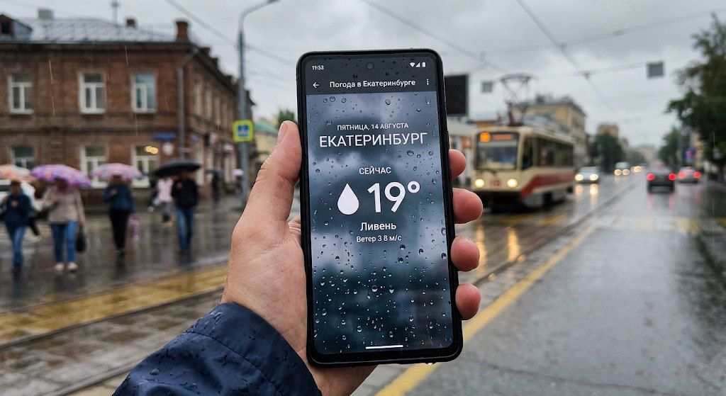 В Екатеринбурге дождливые выходные: в воскресенье днём всего +16°C