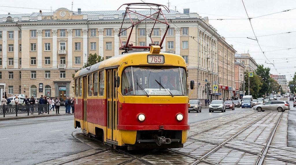 В Екатеринбурге в выходные изменят маршруты пяти трамваев изза ремонта теплосети