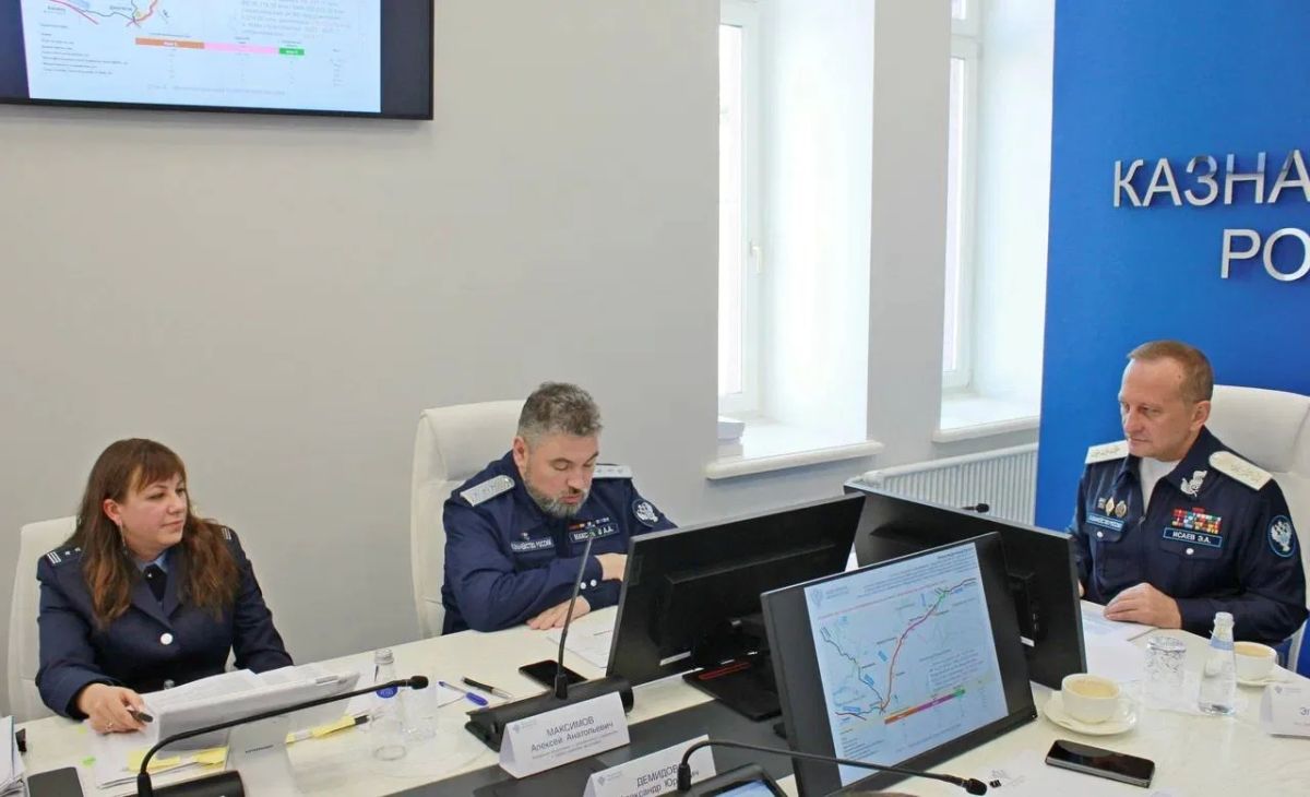 Первый заместитель руководителя Казначейства России Эли Исаев провел заседание Контрольной комиссии Федерального казначейства по рассмотрению результатов плановой проверки осуществления расходов федерального бюджета на... Первый заместитель руководителя Казначейства России Эли Исаев провел заседание Контрольной комиссии Федерального казначейства по рассмотрению результатов плановой проверки осуществления расходов федерального бюджета на...