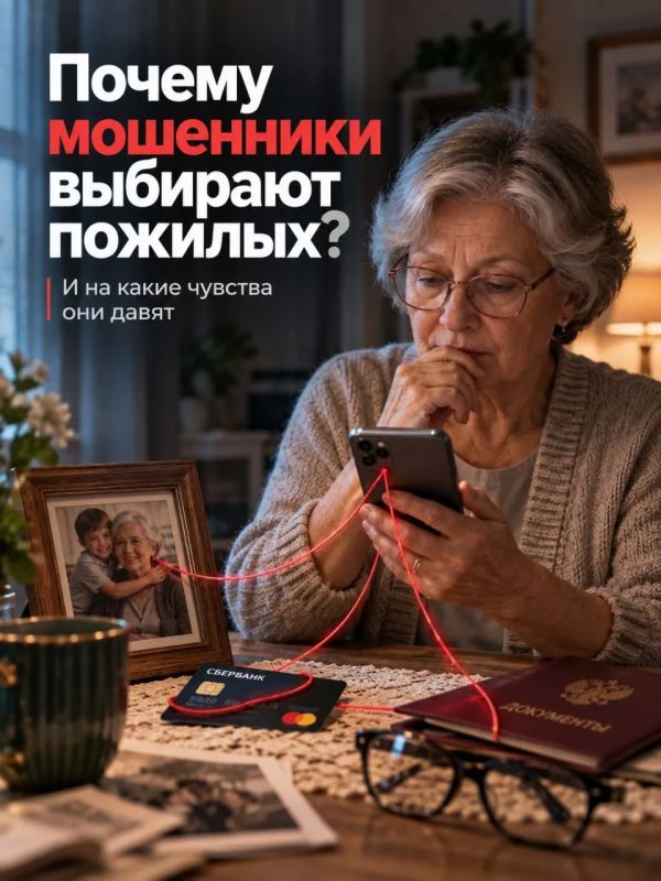 Почему мошенники особенно часто звонят пожилым?