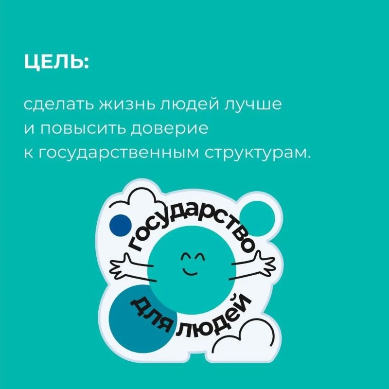 Взаимодействие между государством и человеком меняется: теперь в рамках федерального проекта «Государство для людей» акцент смещается с регламентов на интересы человека Взаимодействие между государством и человеком меняется: теперь в рамках федерального проекта «Государство для людей» акцент смещается с регламентов на интересы человека