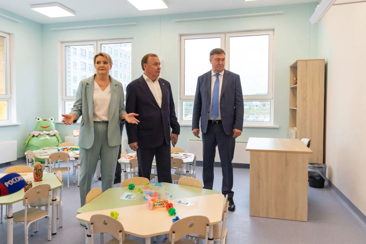 Алексей Орлов: В микрорайоне Новокольцовский открыли первый детский сад Алексей Орлов: В микрорайоне Новокольцовский открыли первый детский сад