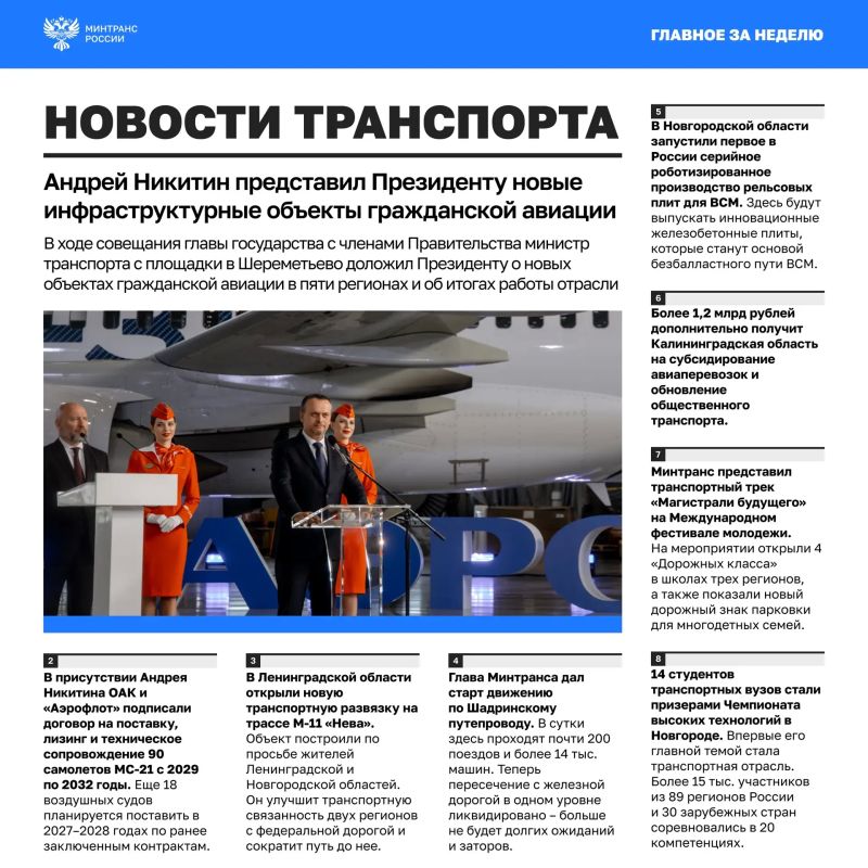 Главное за минувшую неделю