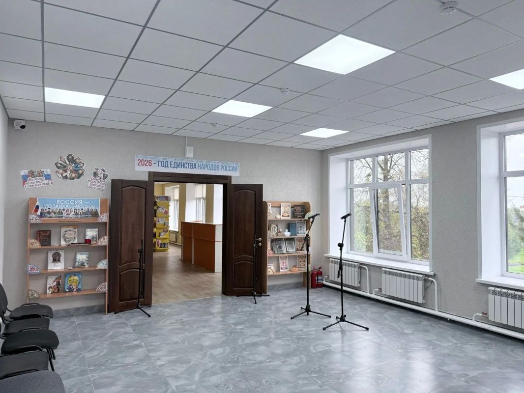 В Сладковском сельском поселении торжественно открыли библиотеку после капремонта В Сладковском сельском поселении торжественно открыли библиотеку после капремонта