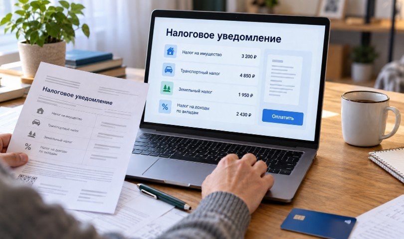 ФНС начала рассылать россиянам уведомления по налогам за 2025 год