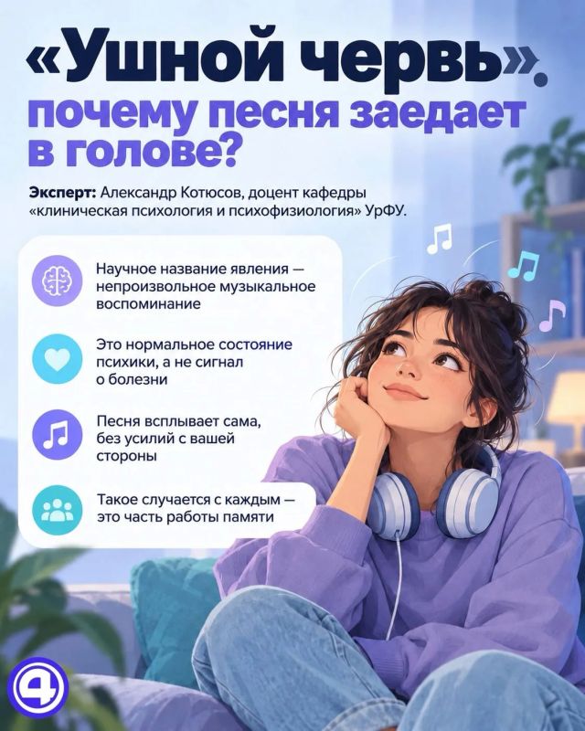 Почему песни заедает в голове?