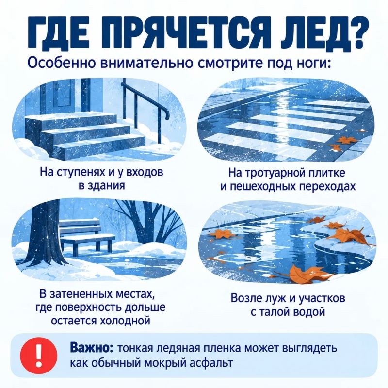 Утром лужи, вечером каток! Утром лужи, вечером каток!