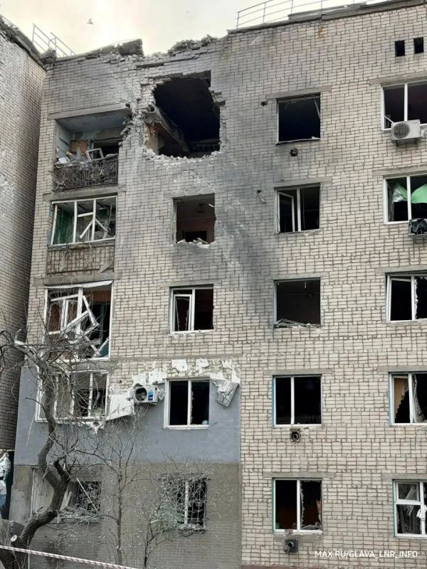 Родион Мирошник: В ЛНР 4 мирных жителя пострадали от атаки ВСУ по жилой многоэтажке